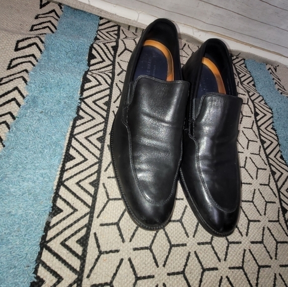 COLE HAAN GRAND OS BLACK LEATHER LOAFERS, SZ 11.5 - Picture 7 of 14